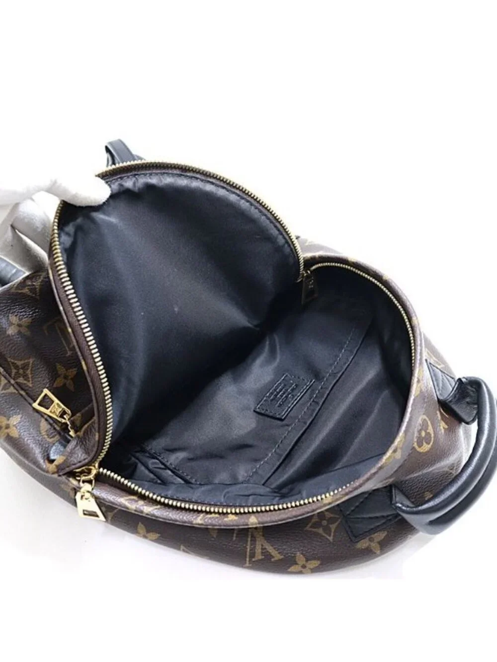 Louis Vuitton Palm Springs PM Monogram Backpack Brown Black Mini